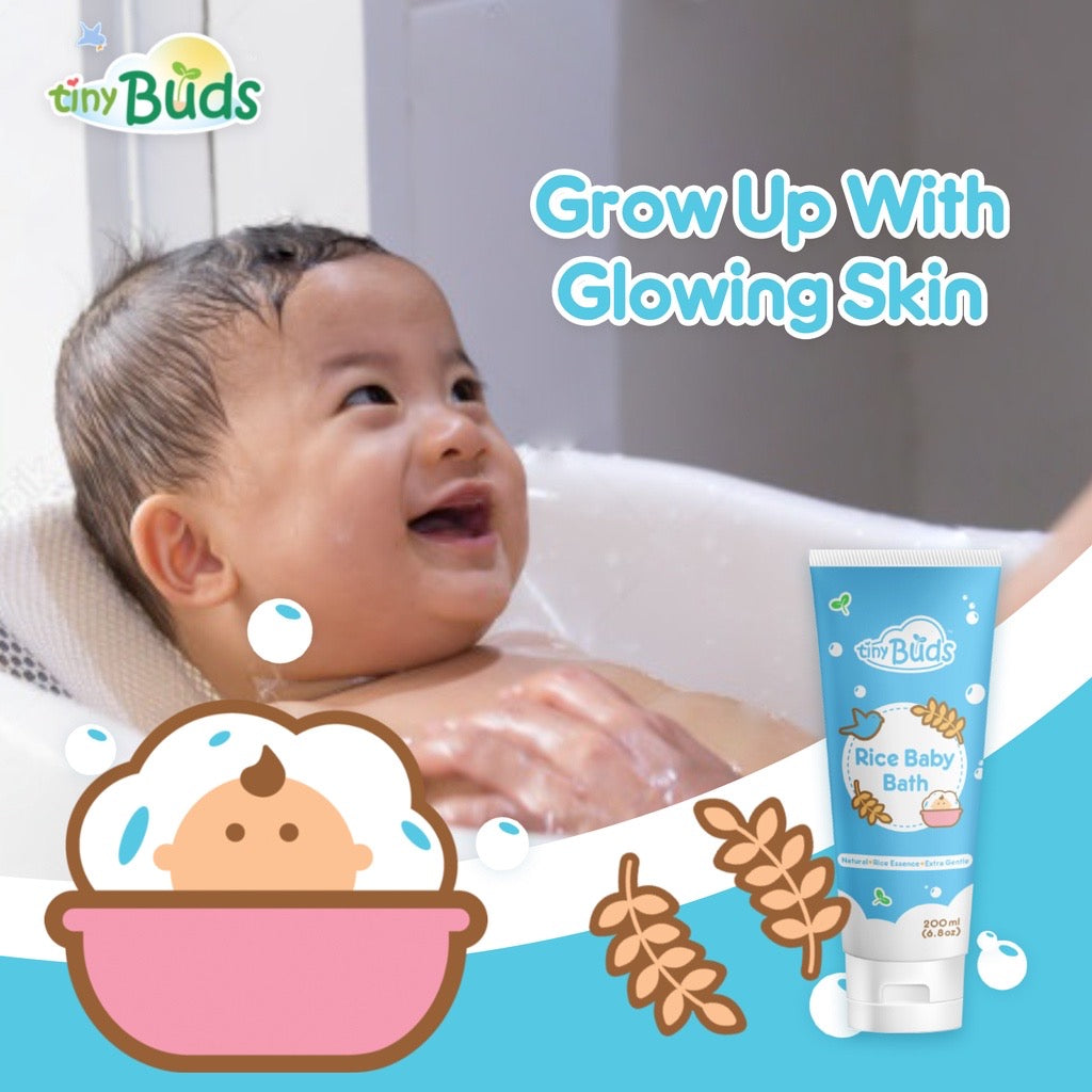 Tiny Buds Rice Baby Bath 200ml