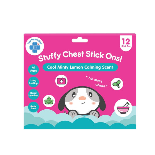 Stuffy Chest Stick Ons 12 stickers