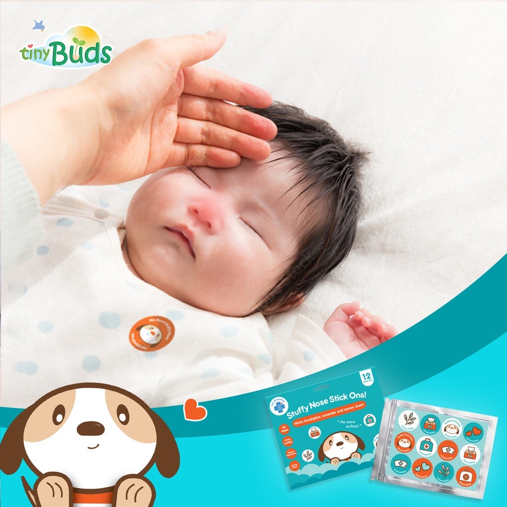 Stuffy Nose Stick Ons (12 stickers)