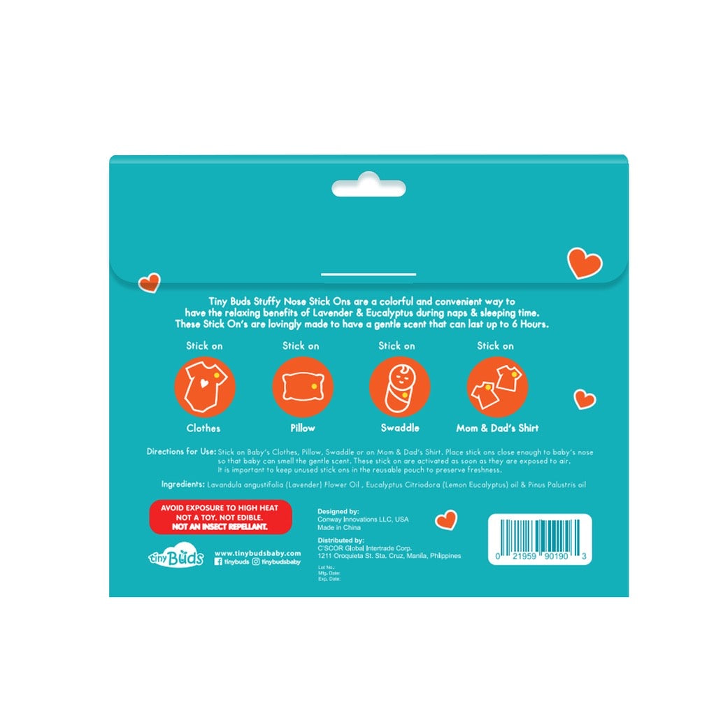 Stuffy Nose Stick Ons (12 stickers)