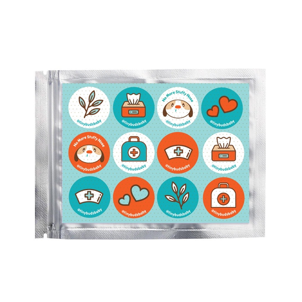 Stuffy Nose Stick Ons (12 stickers)