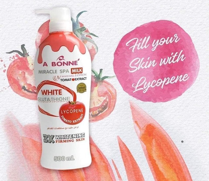 Miracle Spa Milk Tomato Extract Mixed UV Whitening Lotion - La Belleza AU Skin & Wellness
