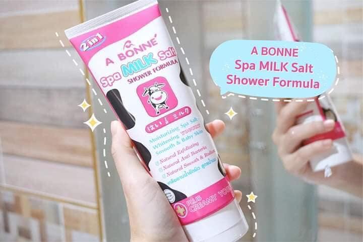 Abonne Spa Milk Salt Scrub Shower Creamy Formula 350G - La Belleza AU Skin & Wellness