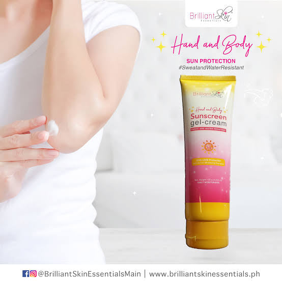 Brilliant Hand & Body Sunscreen Gel-Cream Lotion 120ml - La Belleza AU Skin & Wellness