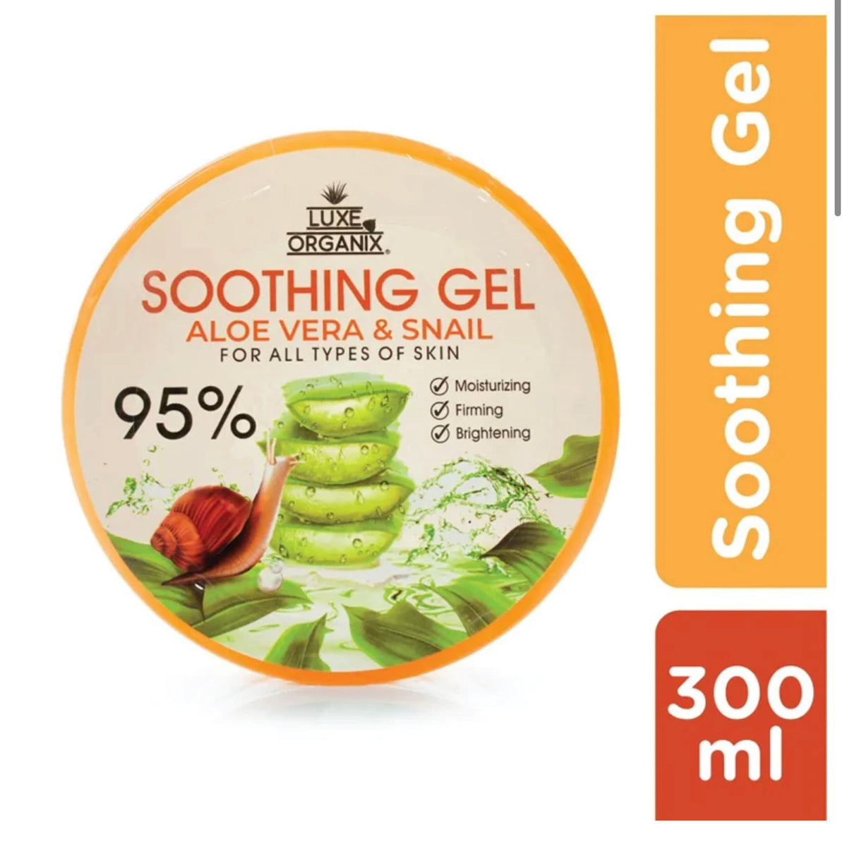 Aloe Vera & Snail Soothing Gel 95% 300ml - La Belleza AU Skin & Wellness