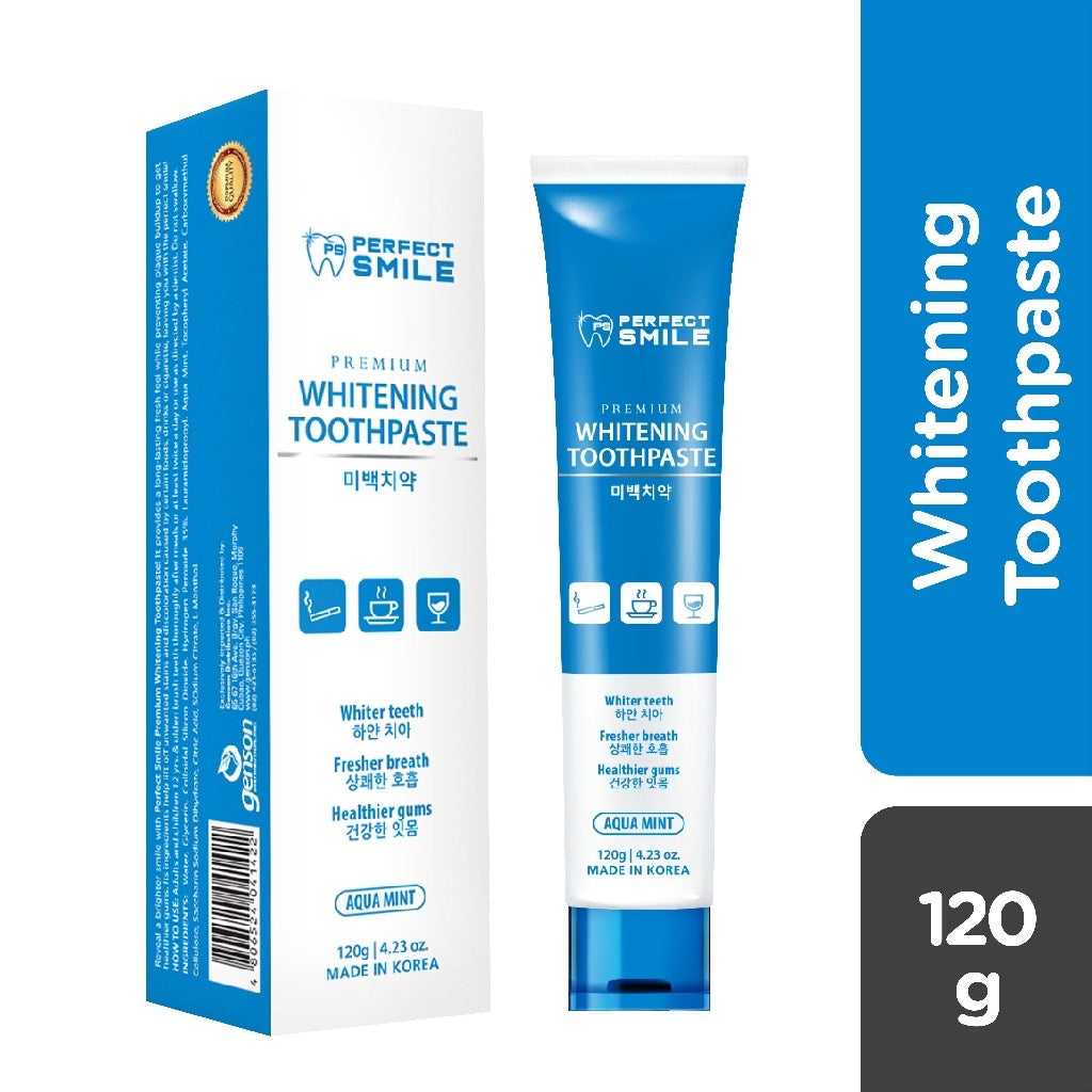 Perfect Smile Whitening Toothpaste Aqua Mint 120g - La Belleza AU Skin & Wellness