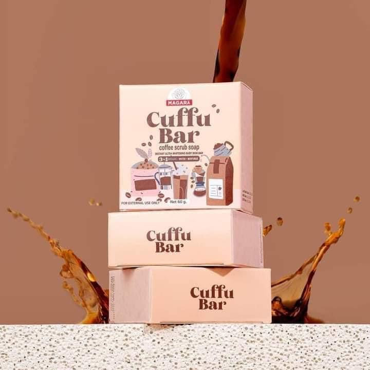 Cuffu Bar Coffee Scrub Soap by Magara - La Belleza AU Skin & Wellness