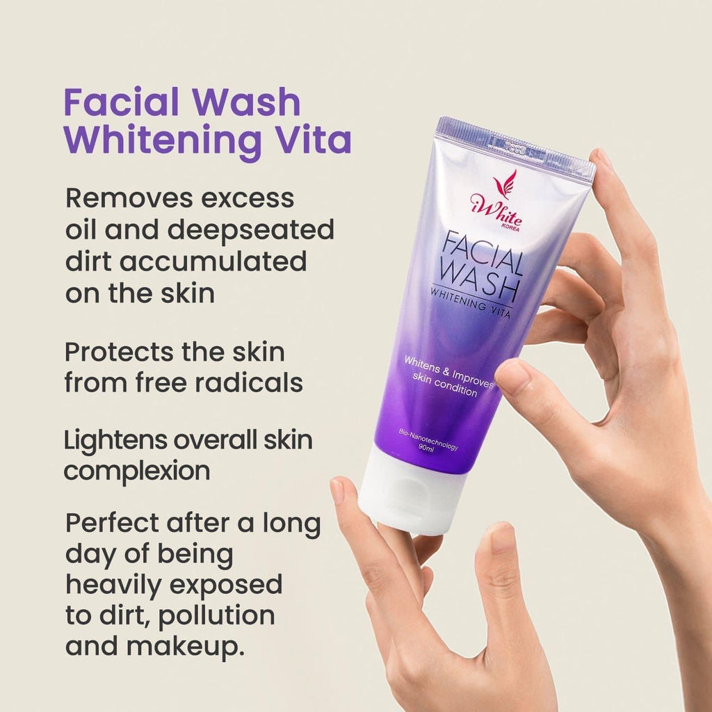 Whitening Vita Facial Wash 90ml (New Packaging) - La Belleza AU Skin & Wellness