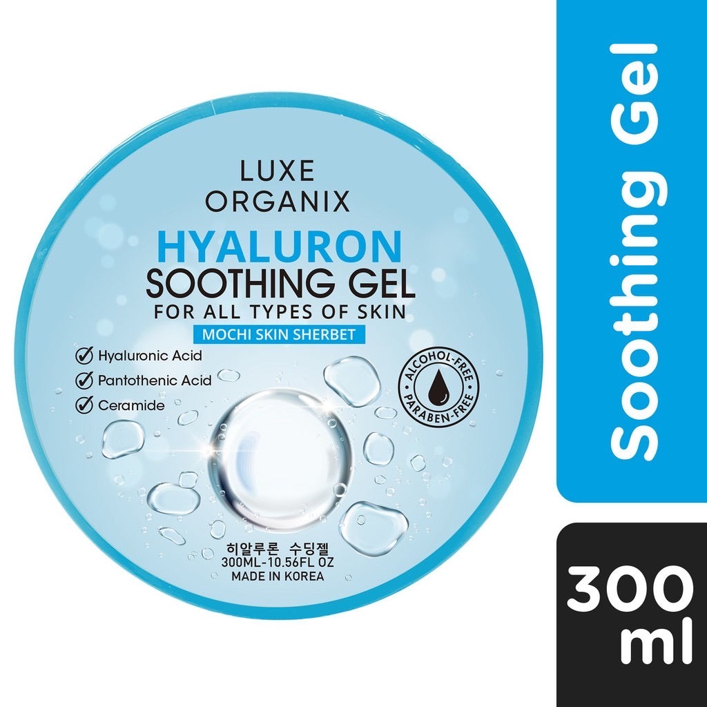 Luxe Organix Hyaluronic Soothing Gel 300ml - La Belleza AU Skin & Wellness
