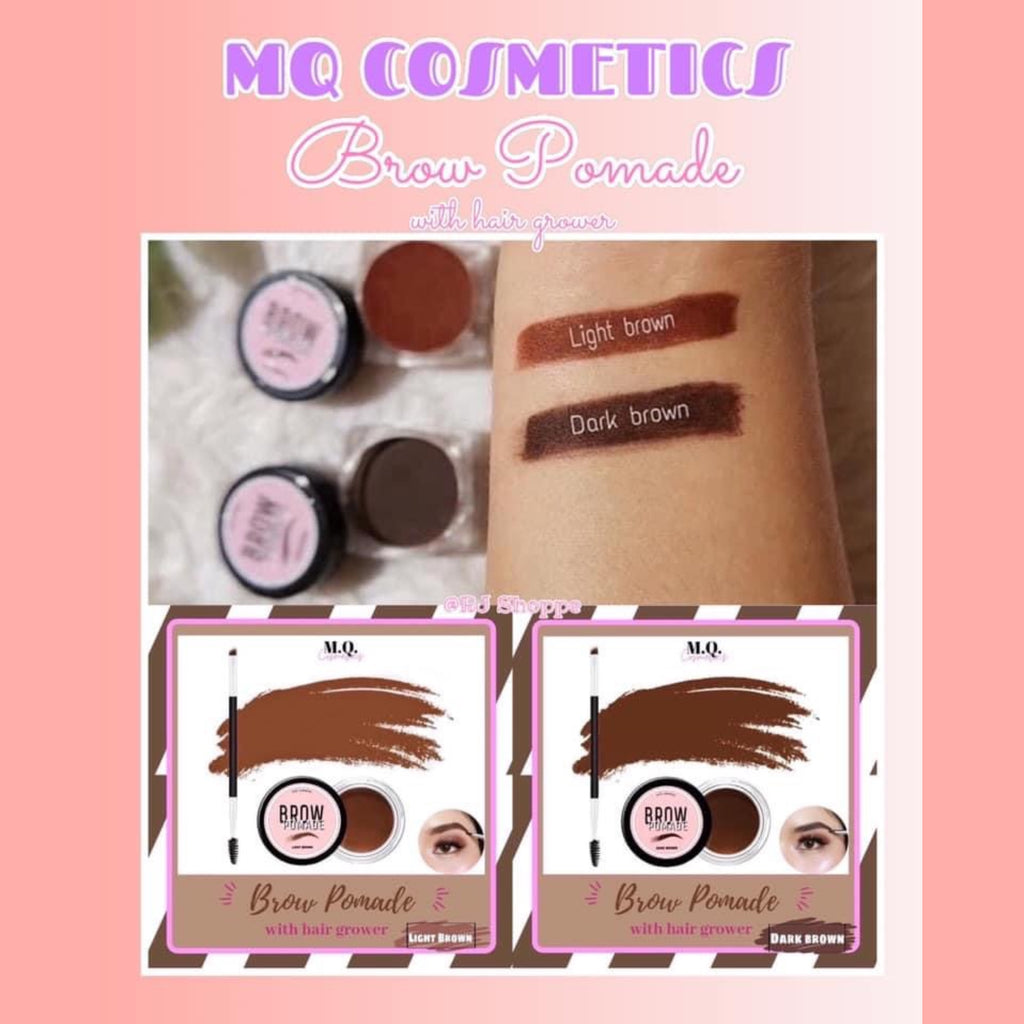 MQ Cosmetics Brow Pomade with FREE Spoolie (IMPROVED FORMULA) - La Belleza AU Skin & Wellness