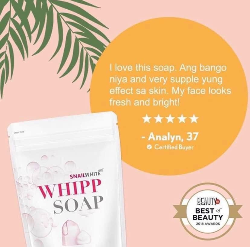 NAMU Snailwhite Whipp Soap 100g - La Belleza AU Skin & Wellness