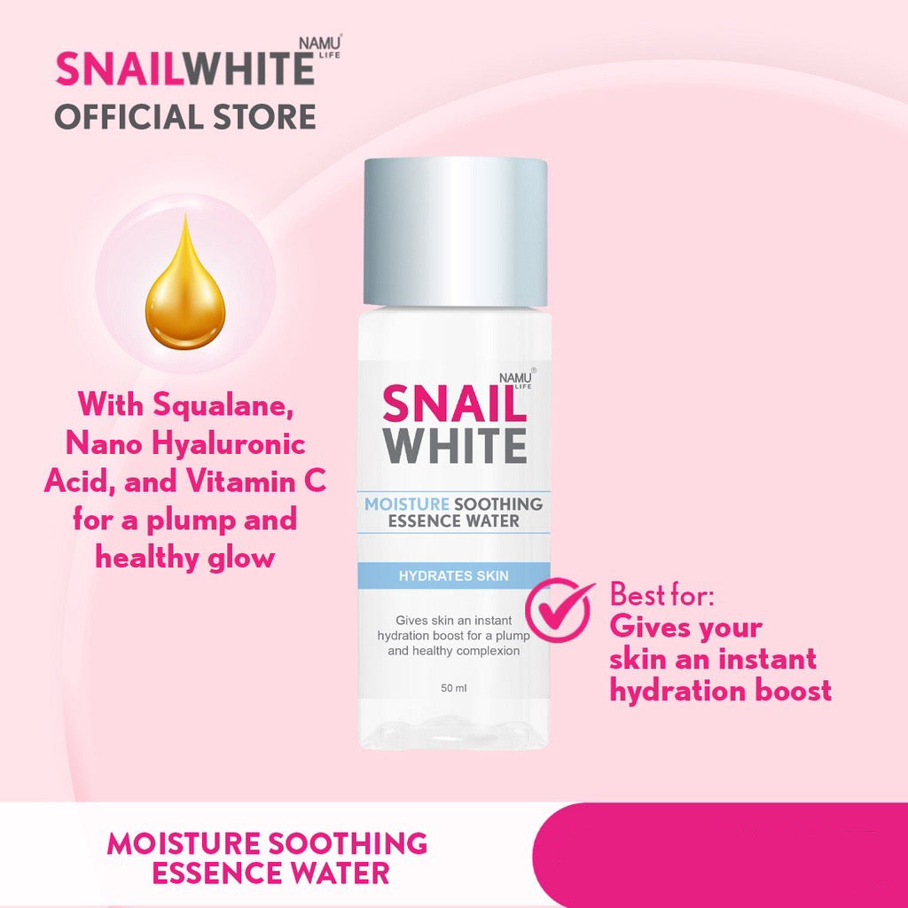 SNAILWHITE Moisture Soothing Essence Water 50ml - La Belleza AU Skin & Wellness