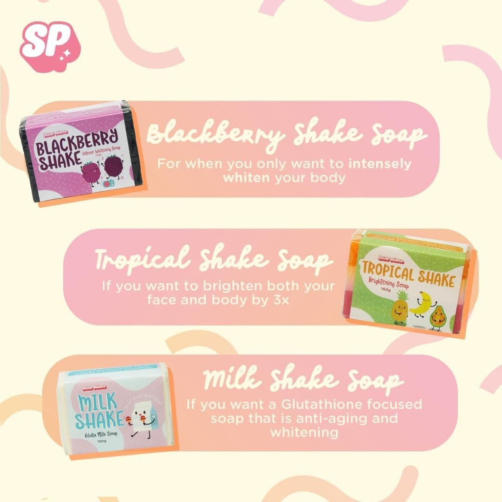 SkinPotions Blackberry Shake Soap - Body Whitening Soap (EXP 11/2023) - La Belleza AU Skin & Wellness