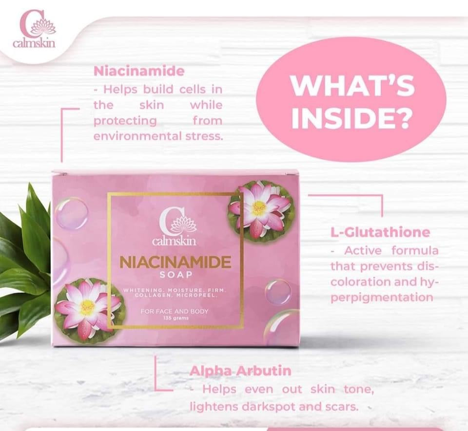 Calmskin Niacinamide Soap 135g - La Belleza AU Skin & Wellness