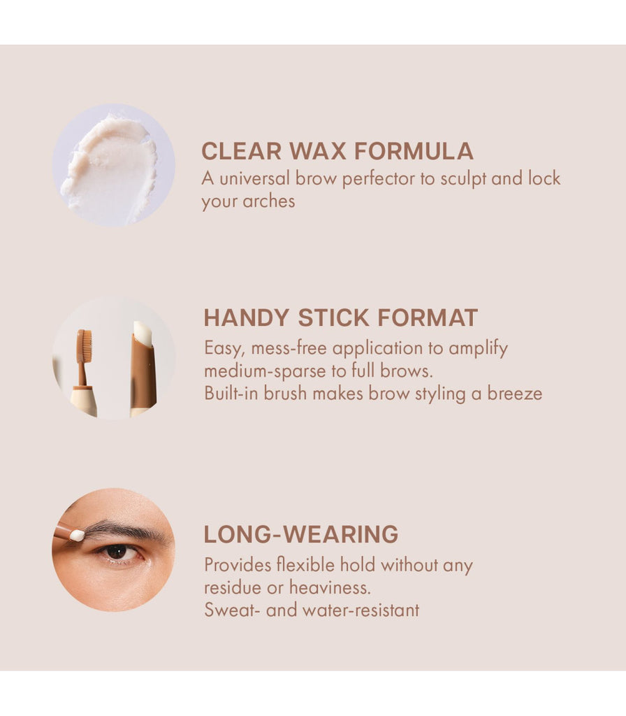 BLK Cosmetics Universal Brow Lock Sculpting Wax - La Belleza AU Skin & Wellness