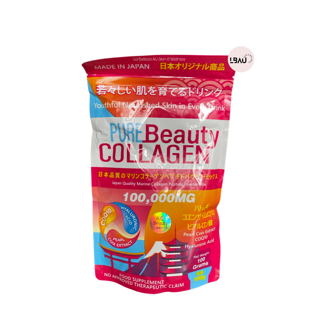 Pure Beauty Collagen Powder 100g (w/ hologram/authentication sticker seal) - La Belleza AU Skin & Wellness
