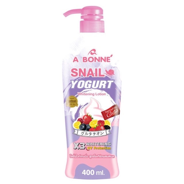 Snail Yogurt Whitening Lotion 400ml - La Belleza AU Skin & Wellness