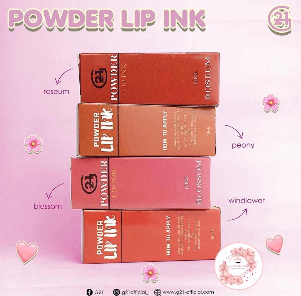 G21 Powder Lip Ink - La Belleza AU Skin & Wellness