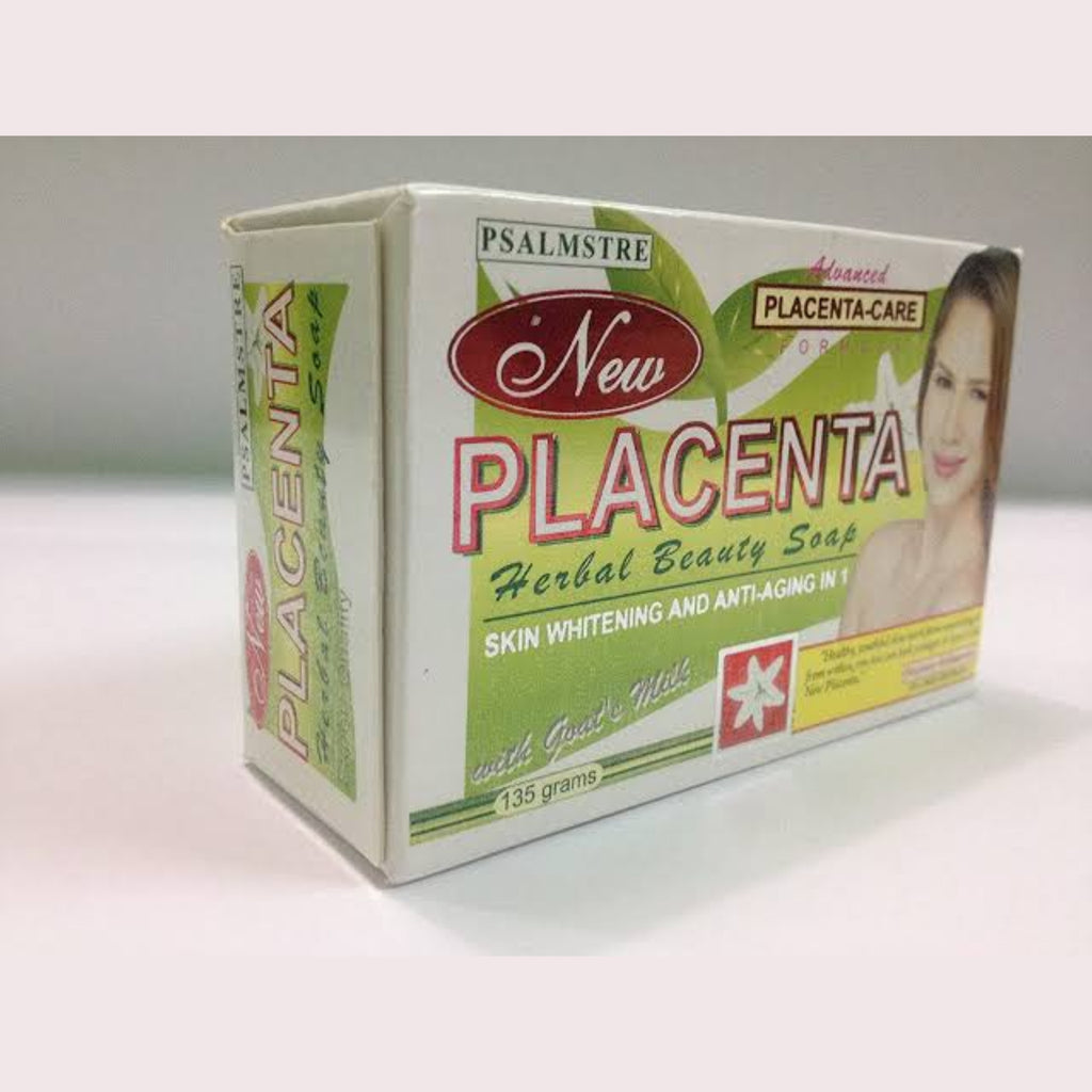 New & Improved Placenta White Herbal Beauty Soap With Goat's Milk 135g - La Belleza AU Skin & Wellness