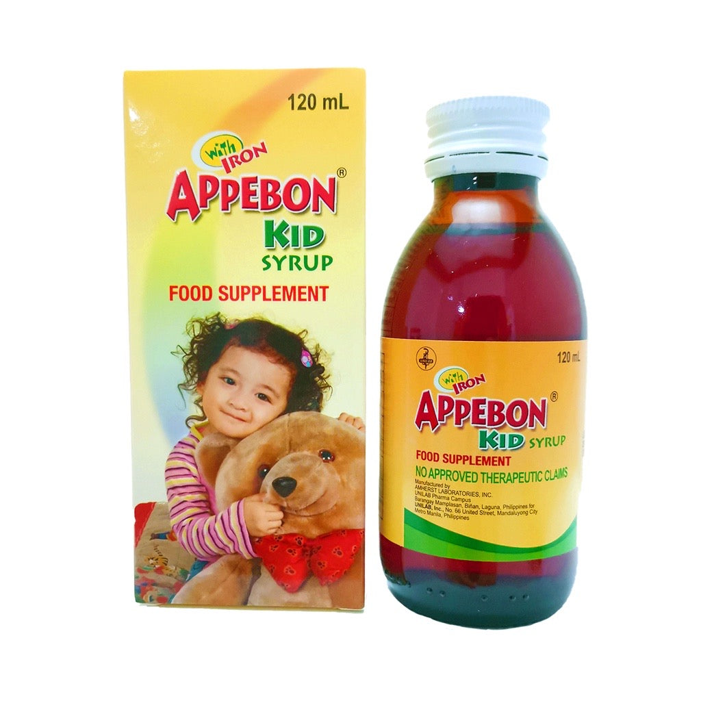 APPEBON Kid Syrup with Iron 120ml (EXP 04/2024) - La Belleza AU Skin & Wellness