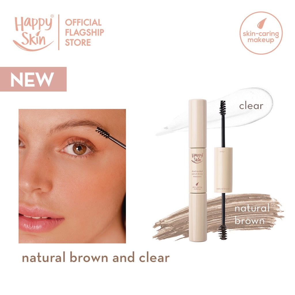 Happy Skin Second Skin Dual-Ended Serum Brow Mascara - La Belleza AU Skin & Wellness