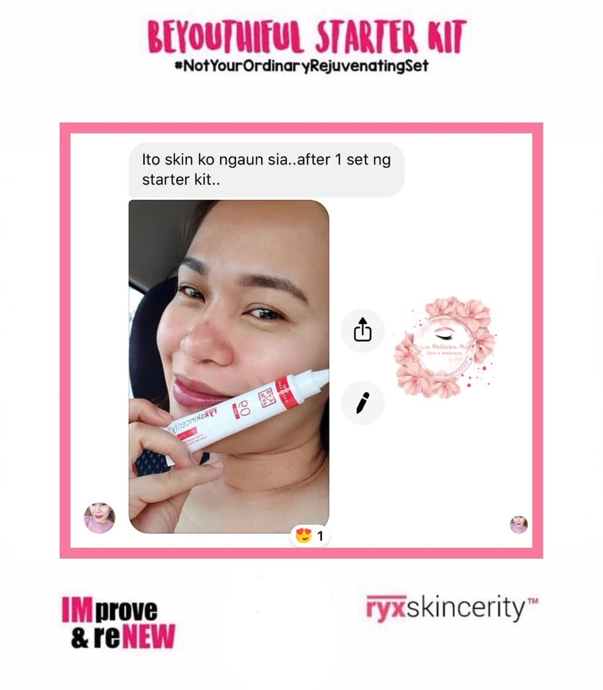 Beyouthiful Starter Kit 3.0 (With Sticker - Old Formula) - La Belleza AU Skin & Wellness