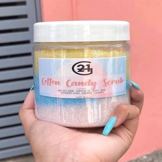 G21 Cotton Candy Scrub 500g - La Belleza AU Skin & Wellness