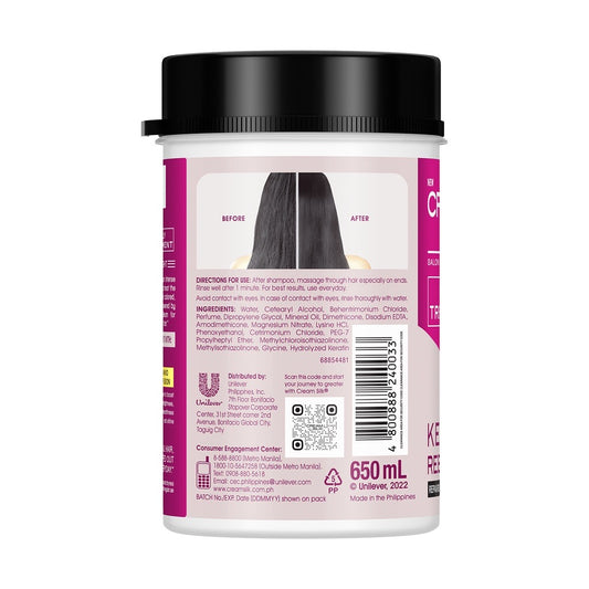 CREAMSILK Treatment Keratin Rebond Straight 650ml - La Belleza AU Skin & Wellness