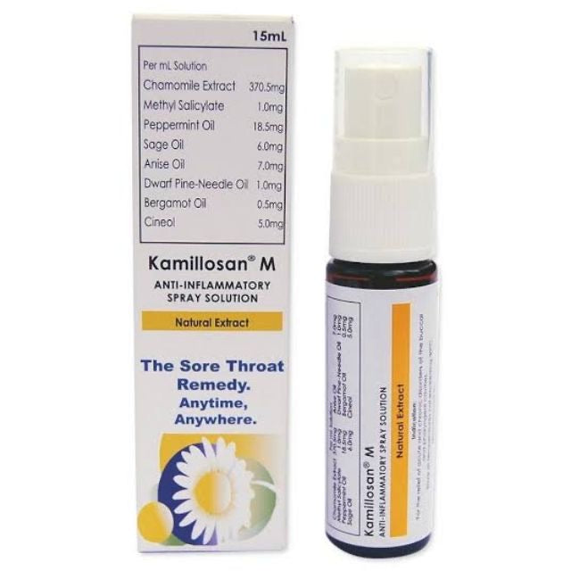 Kamillosan Anti-Inflammatory Spray Solution 15ml - La Belleza AU Skin & Wellness