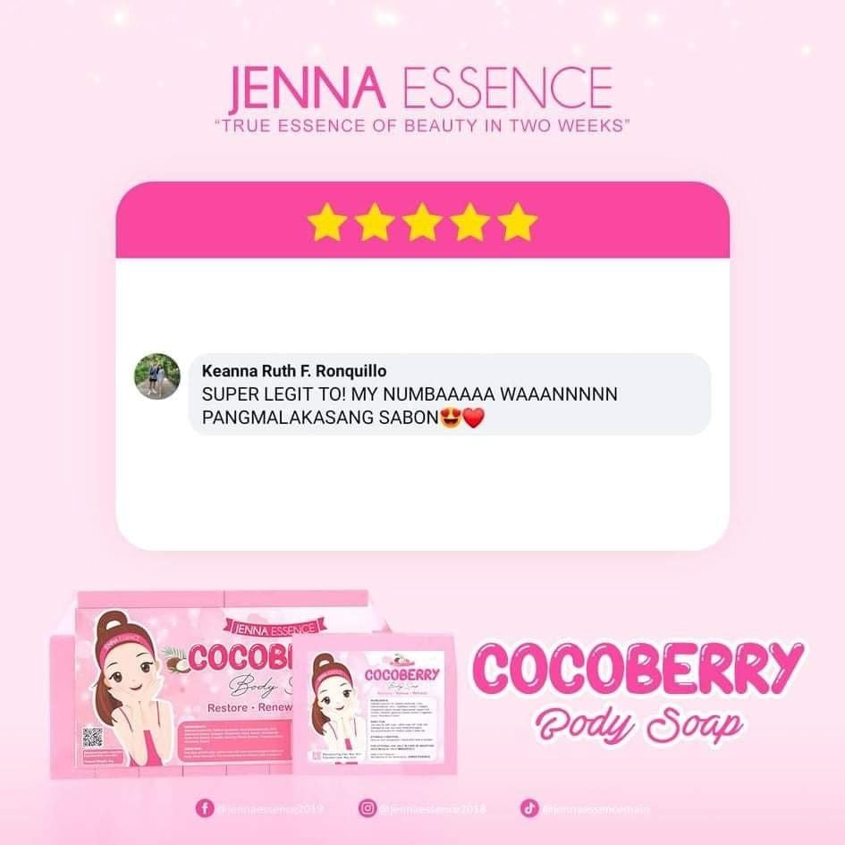 Jenna Essence Cocoberry Soap (10x bar soaps) 1kg - La Belleza AU Skin & Wellness