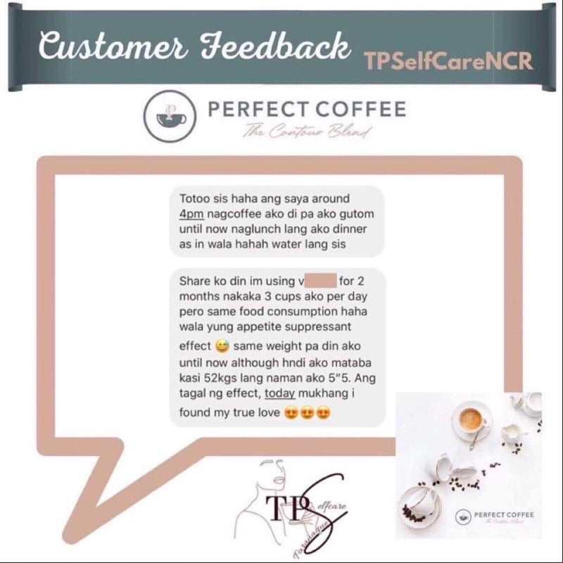 TPS Perfect Coffee (Keto-Friendly and Slimming Coffee; The Contour Blend) - La Belleza AU Skin & Wellness