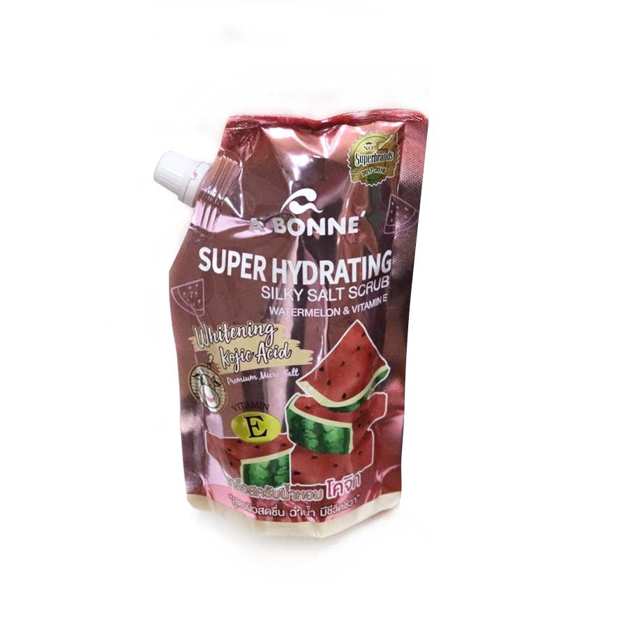 Super Hydrating Silky Salt Scrub 350G - Watermelon & Vitamin E - La Belleza AU Skin & Wellness