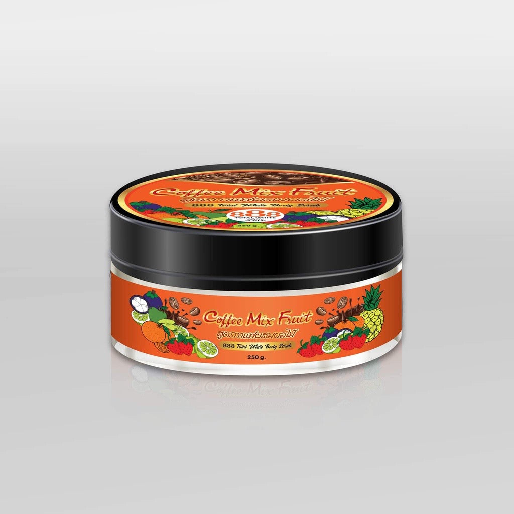 TOTAL 888 Coffee Mix Fruit Scrub 250g - La Belleza AU Skin & Wellness