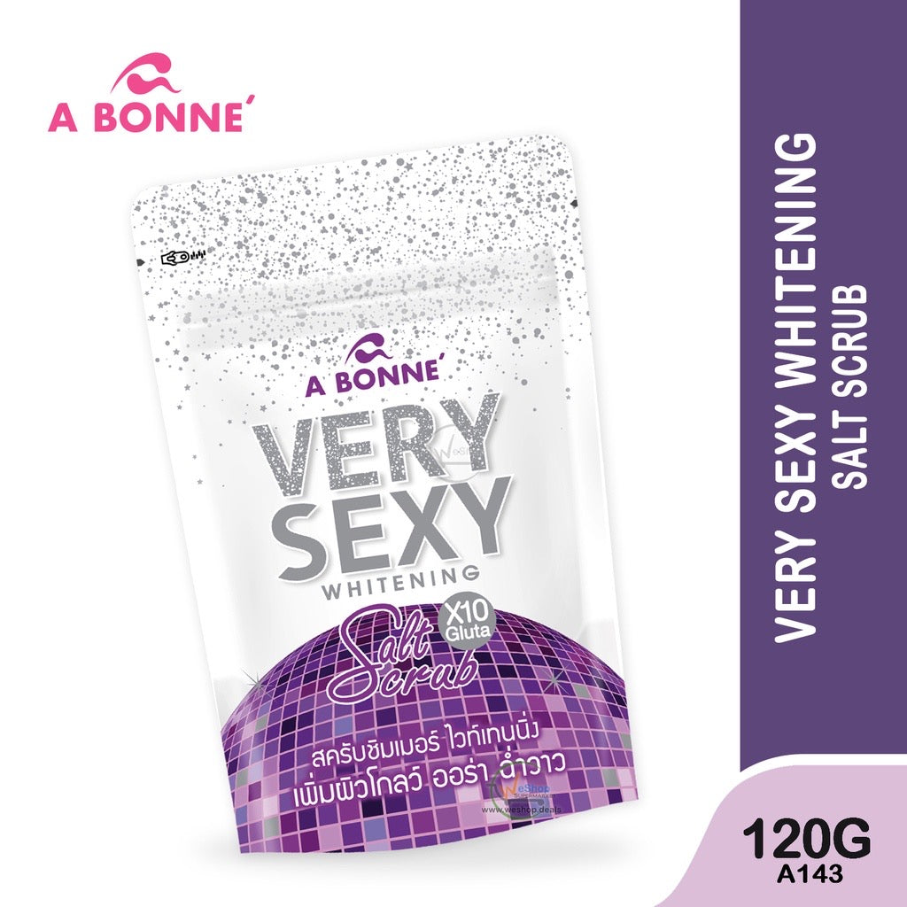 Very Sexy Whitening Salt Scrub 120g - La Belleza AU Skin & Wellness