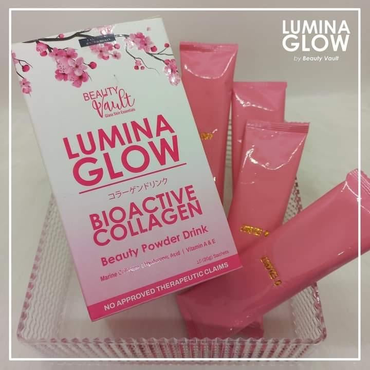Lumina Glow Bioactive Collagen Beauty Powder Drink 10s - La Belleza AU Skin & Wellness