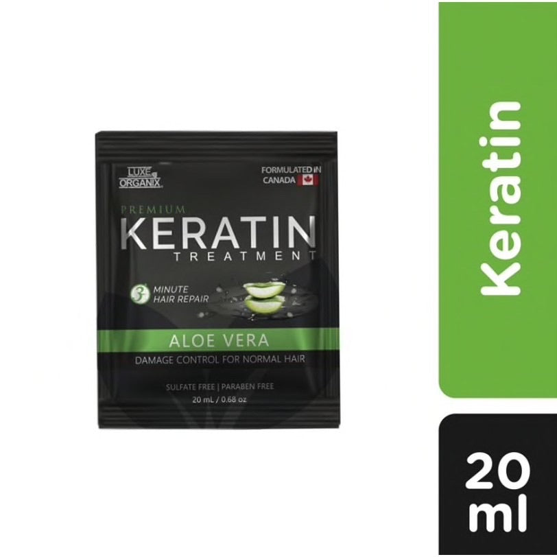 LUXE ORGANIX Premium Keratin Treatment Aloe Vera 20ml 6s - La Belleza AU Skin & Wellness