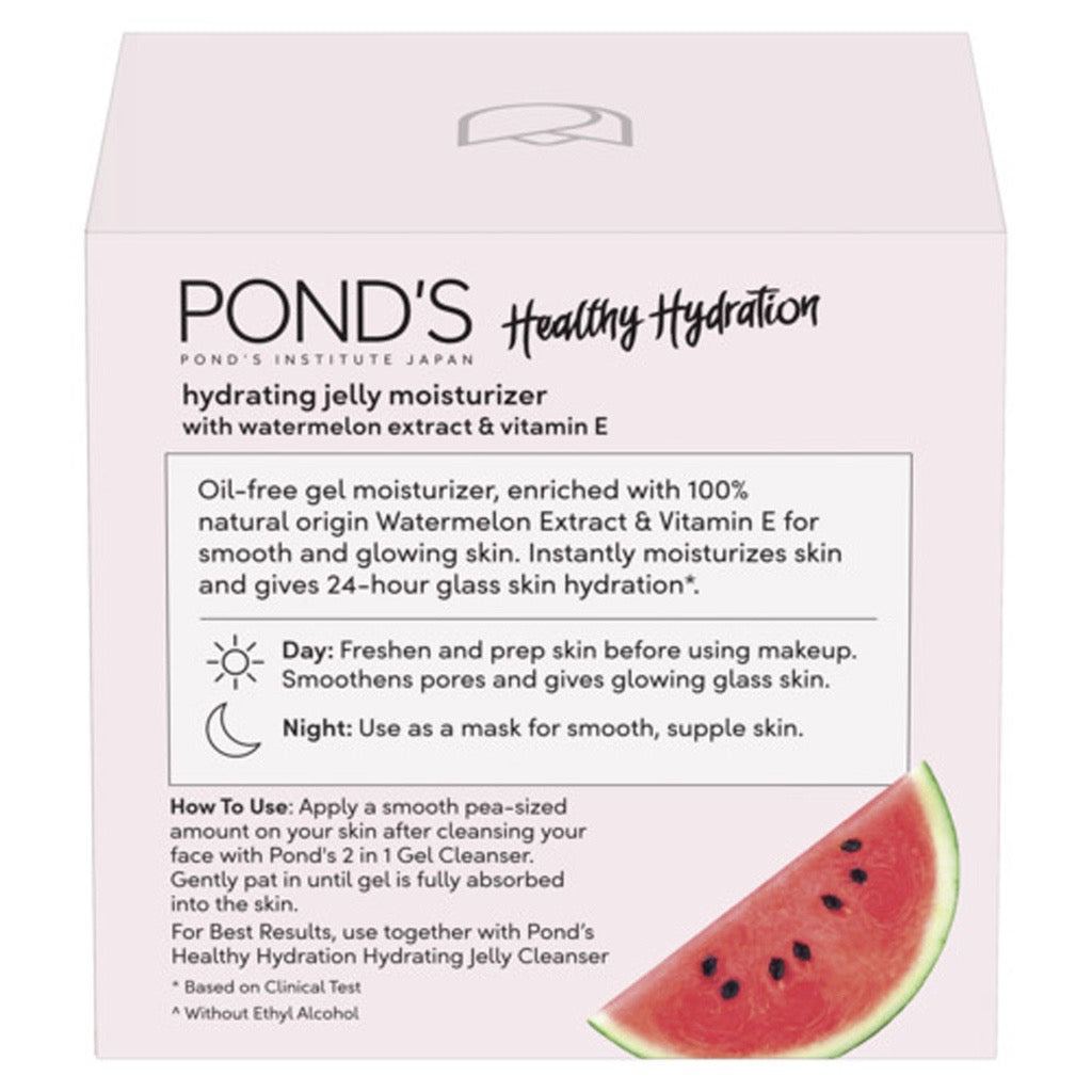 PONDS  Jelly Moisturizer w/ VIT E for Hydrated Skin 50g (Watermelon) - La Belleza AU Skin & Wellness