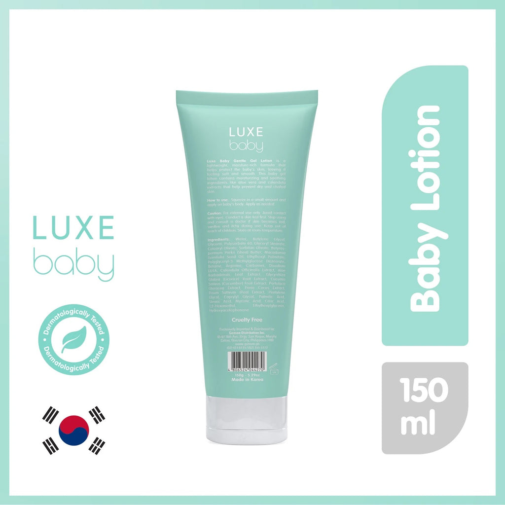 Luxe Baby Gentle Gel Lotion w/ Aloe Vera & Calendula 150ml - La Belleza AU Skin & Wellness