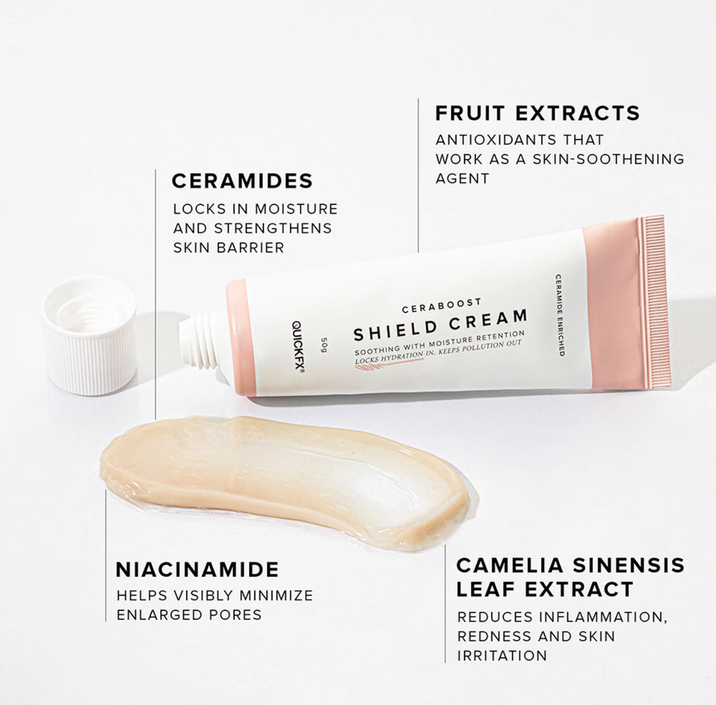 QUICKFX Ceraboost Shield Cream 50g - La Belleza AU Skin & Wellness
