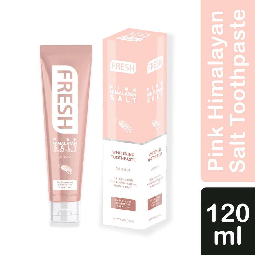 FRESH Pink Himalayan Salt Whitening Toothpaste 120mL - La Belleza AU Skin & Wellness