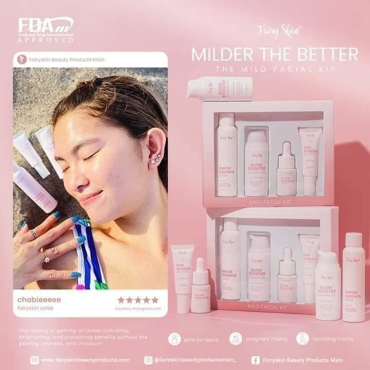 Fairy Skin Mild Facial Kit (New & Improved) - La Belleza AU Skin & Wellness