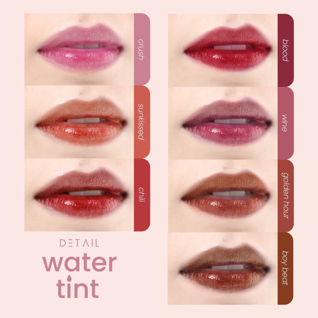 Detail Cosmetics Water Tint - La Belleza AU Skin & Wellness