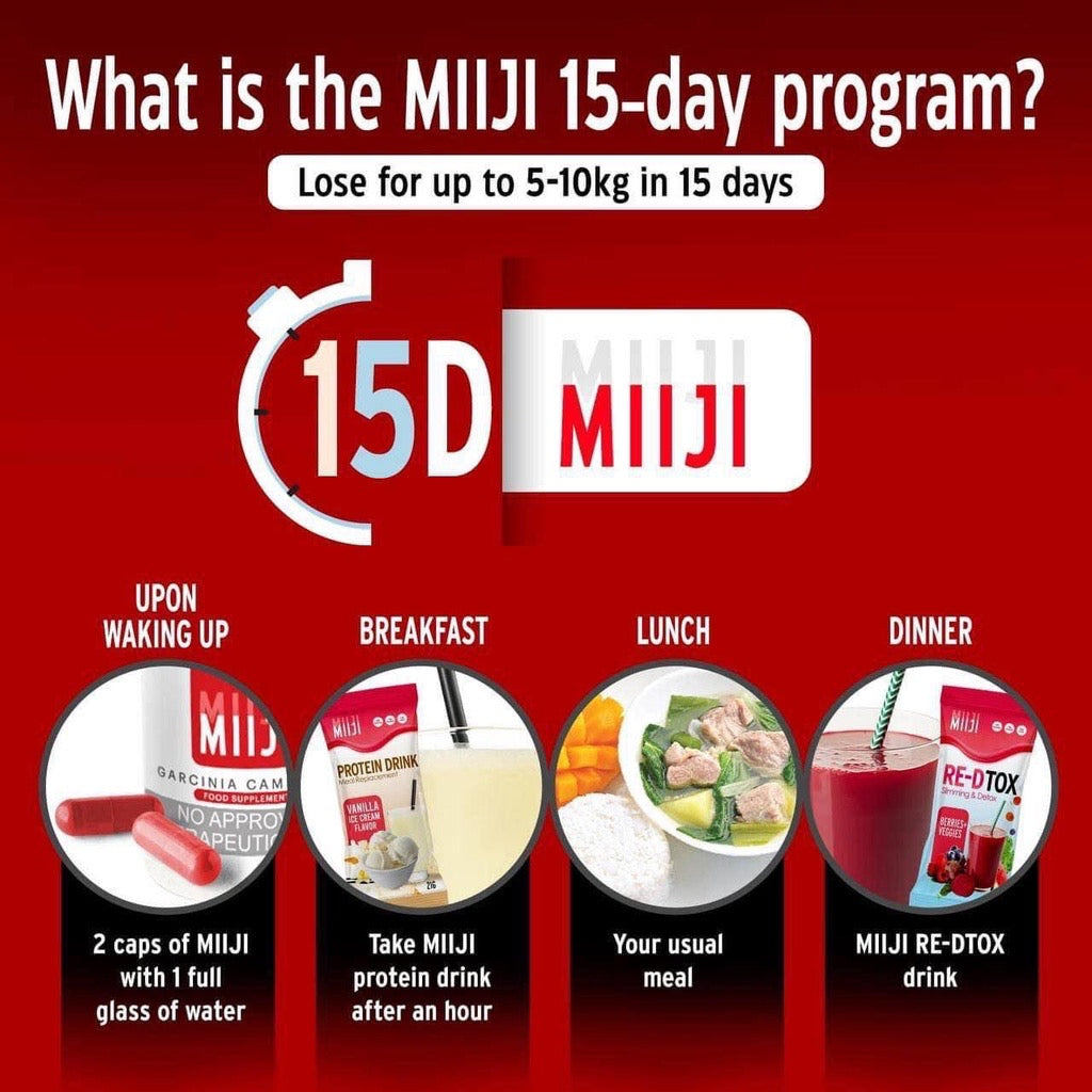 MIIJI Protein Drink Meal Replacement and Re-Dtox Slimming Detox - La Belleza AU Skin & Wellness