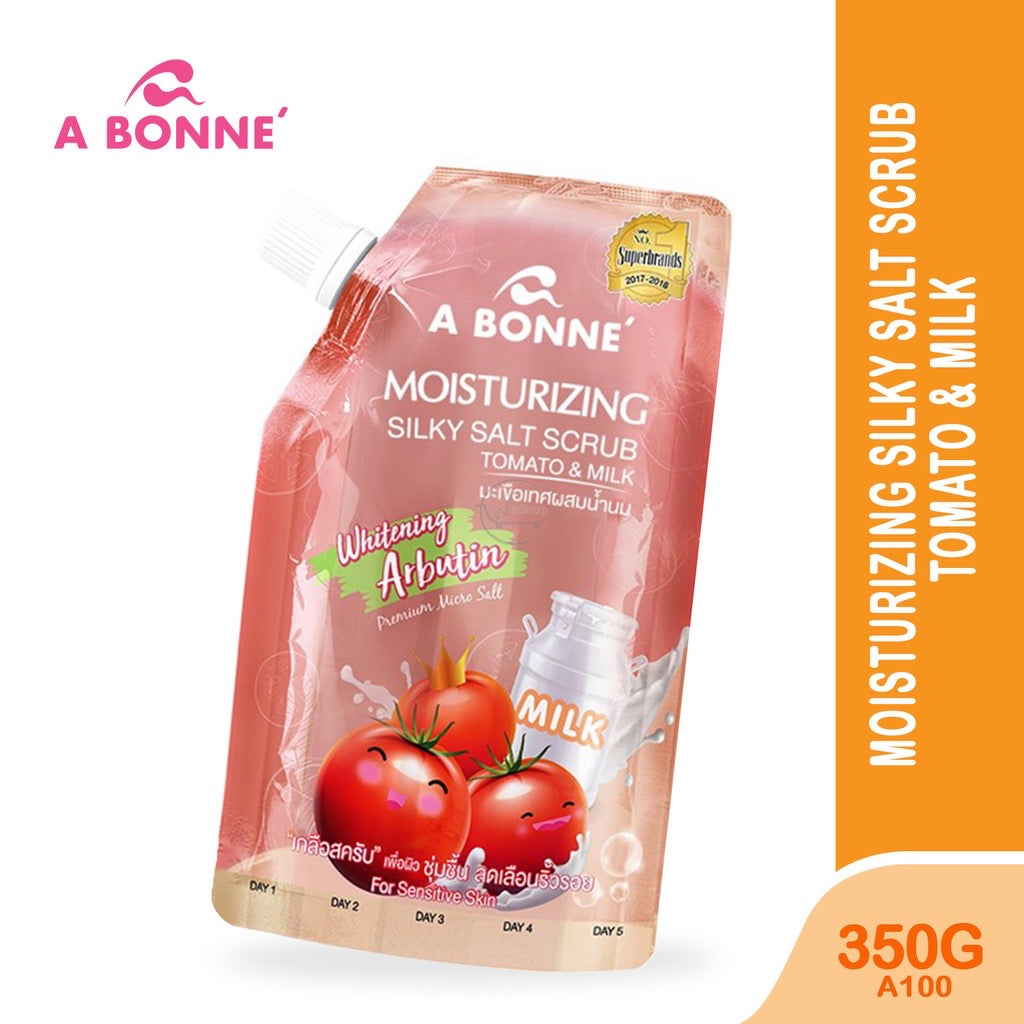 Moisturizing Silky Salt Scrub 350G - Tomato & Milk - La Belleza AU Skin & Wellness