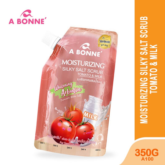 Moisturizing Silky Salt Scrub 350G - Tomato & Milk - La Belleza AU Skin & Wellness