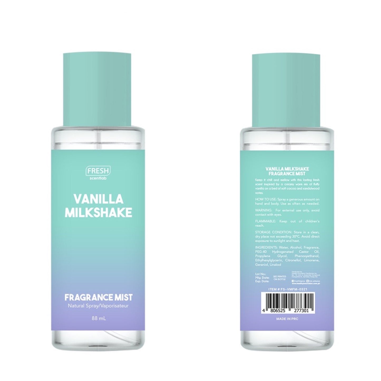 FRESH Scentlab Fragrance Mist 88ml - La Belleza AU Skin & Wellness