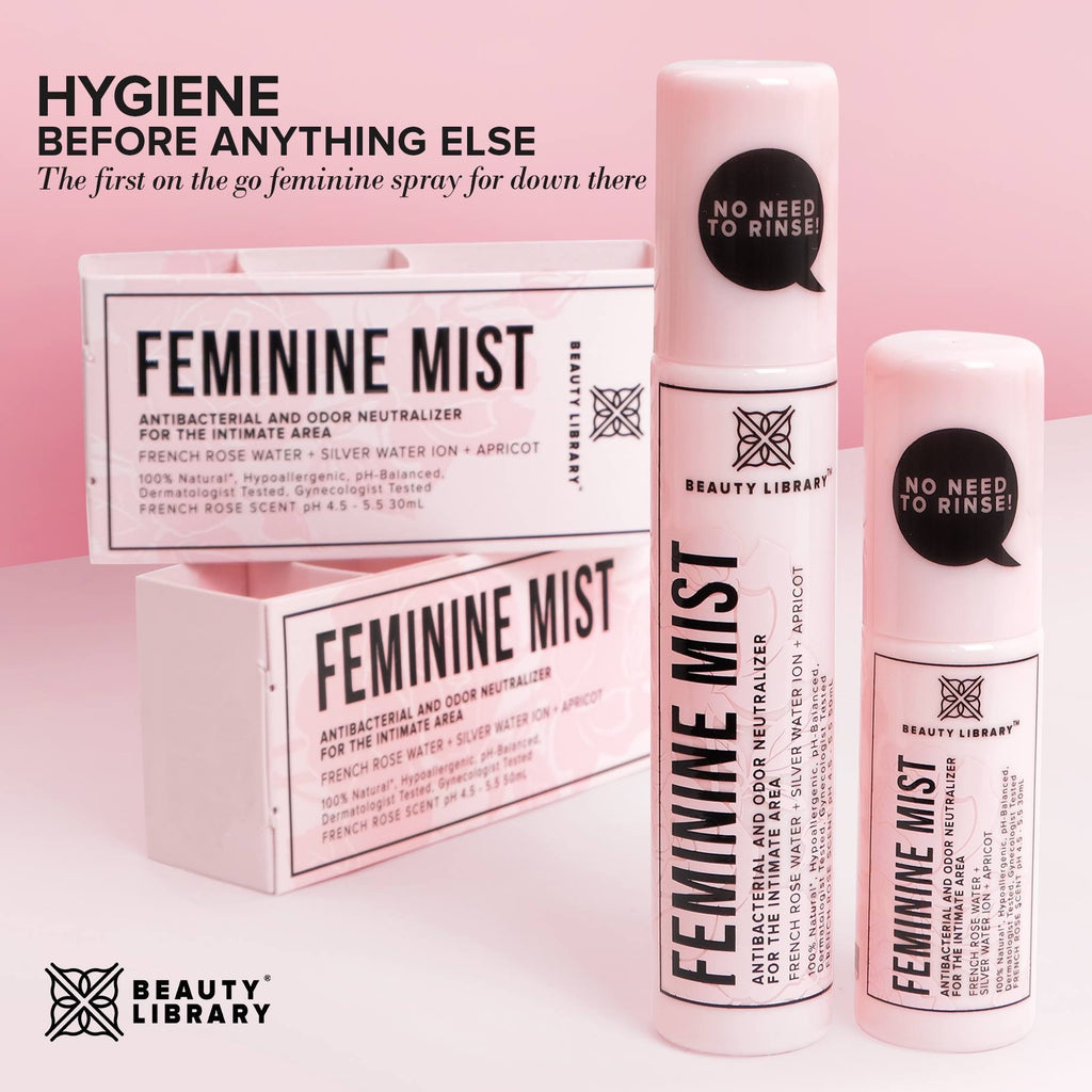 Beauty Library Feminine Mist in French Rose 30ml - La Belleza AU Skin & Wellness
