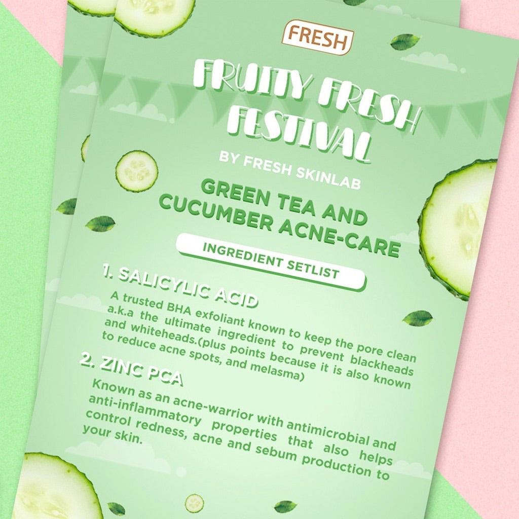 Fresh Green Tea and Cucumber Acne Care Jelly Serum Mist (100ml) - La Belleza AU Skin & Wellness