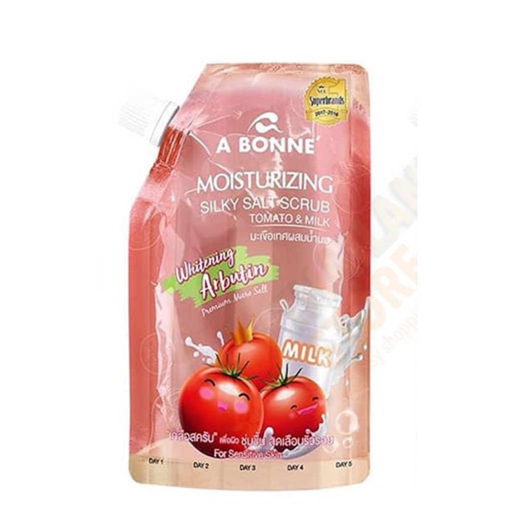 Moisturizing Silky Salt Scrub 350G - Tomato & Milk - La Belleza AU Skin & Wellness