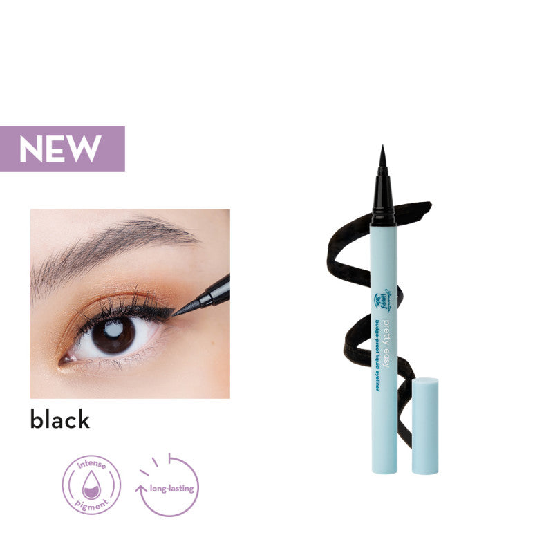 Generation Happy Skin Pretty Easy Budge-Proof Liquid Eyeliner (Black) - La Belleza AU Skin & Wellness